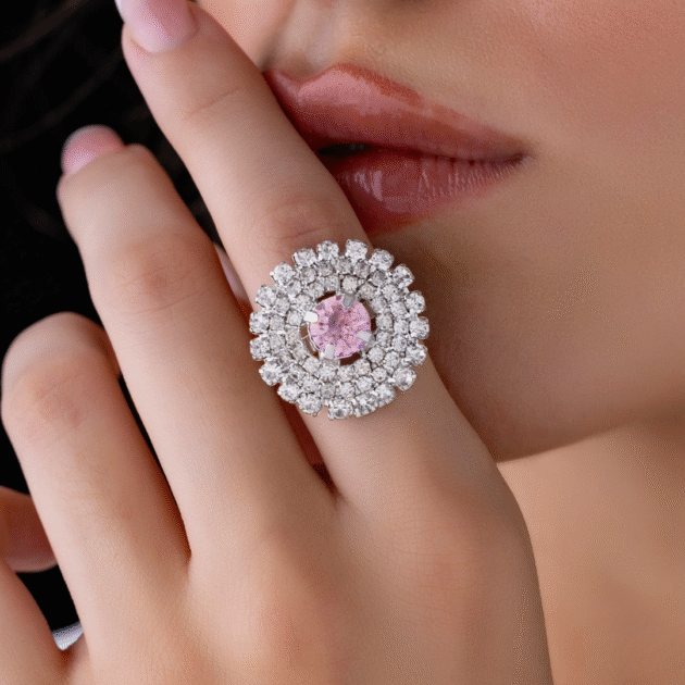 Fioré - Crystal Ring (Adjustable Size & Anti-Tarnish)