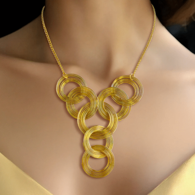Fioré - Necklace Set With Earrings (Anti-Tarnish) - Image 2