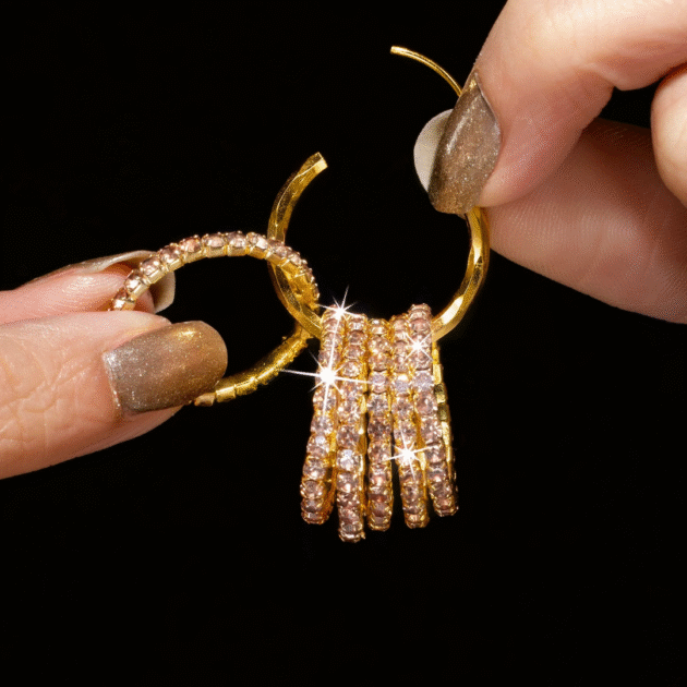 Fioré - DIY Crystal Hoops (Anti-Tarnish) - Image 2