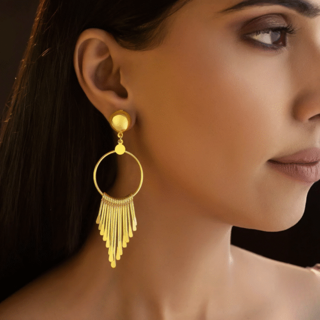 Fioré - Dangling Bars Earrings (Anti-Tarnish)