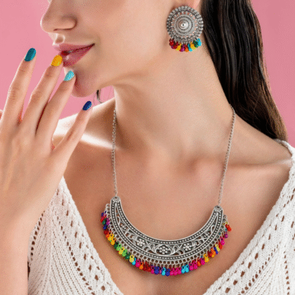 Fioré - Vintage Necklace Set With Earrings