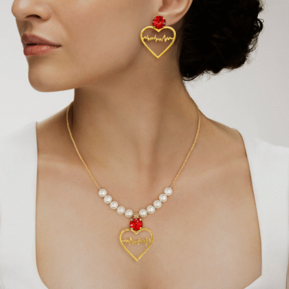 Fioré - Necklace Set With Earrings (Anti-Tarnish)