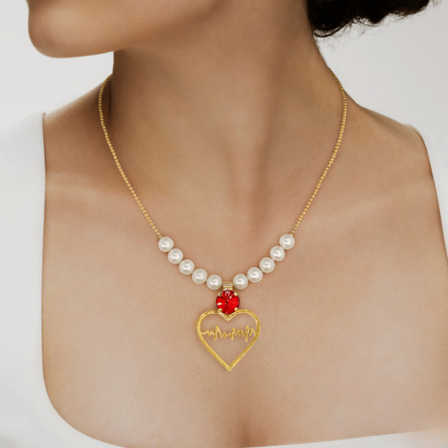 Fioré - Necklace Set With Earrings (Anti-Tarnish) - Image 2