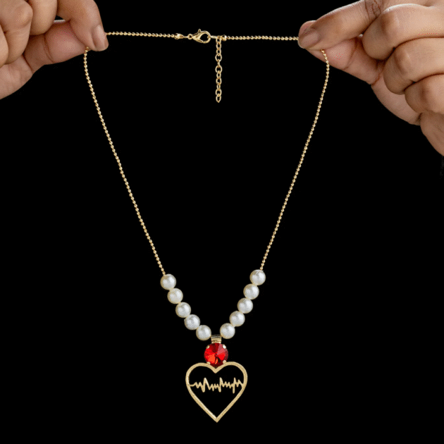 Fioré - Necklace Set With Earrings (Anti-Tarnish) - Image 3