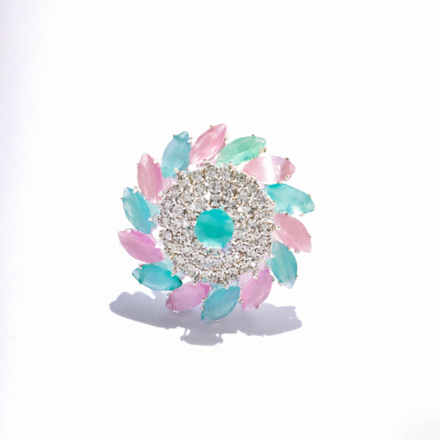 Fioré - Crystal Ring (Adjustable Size & Anti-Tarnish) - Image 5