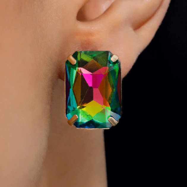 Fioré - Pack of 2 Crystal Earrings (Anti-Tarnish) - Image 6