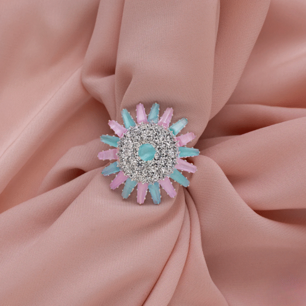 Fioré - Crystal Ring (Adjustable Size & Anti-Tarnish) - Image 3