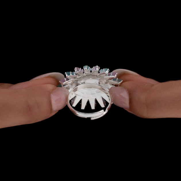 Fioré - Crystal Ring (Adjustable Size & Anti-Tarnish) - Image 4