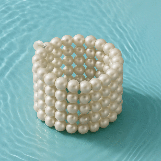Fioré - Multilayered Spiral Pearl Bracelet (Anti-Tarnish) - Image 5